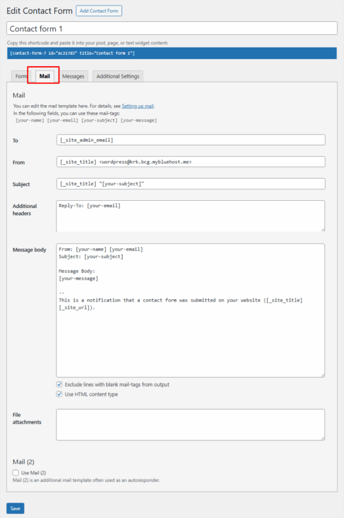 contact-form-7-mail-settings - IsItWP - Free WordPress Theme Detector contact form 7 mail settings