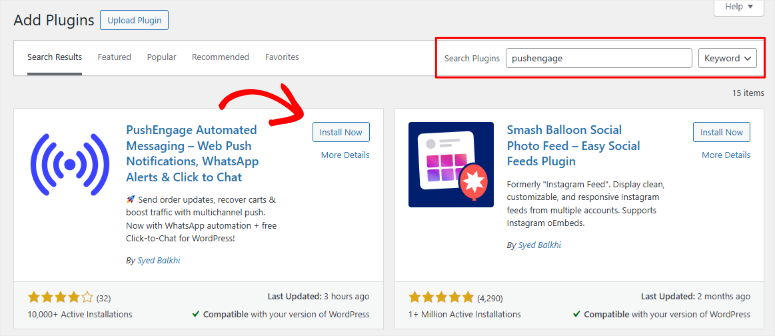 install-pushengage-plugin-in-admin - IsItWP - Free WordPress Theme Detector install pushengage plugin in admin