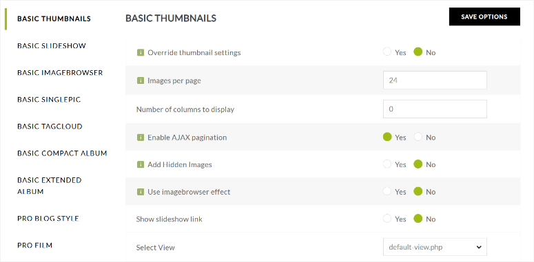 photocrati-settings - IsItWP - Free WordPress Theme Detector photocrati settings