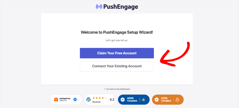 pushengage-setup-wizard-step-1 - IsItWP - Free WordPress Theme Detector pushengage setup wizard step 1