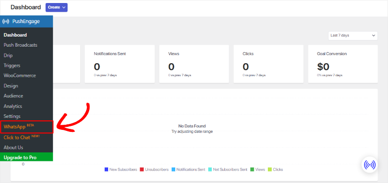 pushengage-wp-dashboard - IsItWP - Free WordPress Theme Detector pushengage wp dashboard