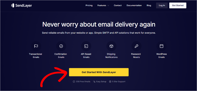 sendlayer-get-started - IsItWP - Free WordPress Theme Detector sendlayer get started