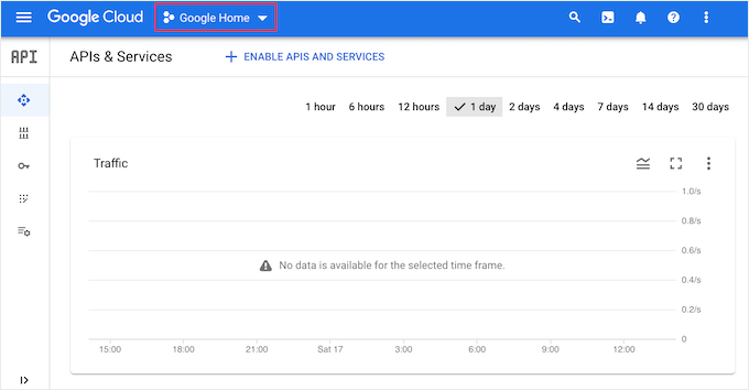 cloud console google home