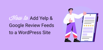 how to add yelp and google review feeds to a wordPress site