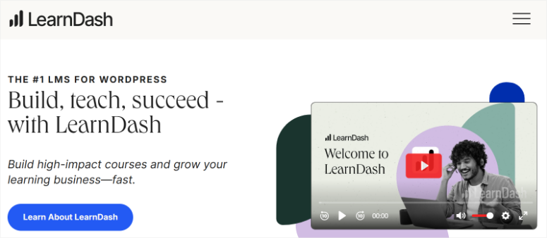 learndash-home - IsItWP - Free WordPress Theme Detector learndash home