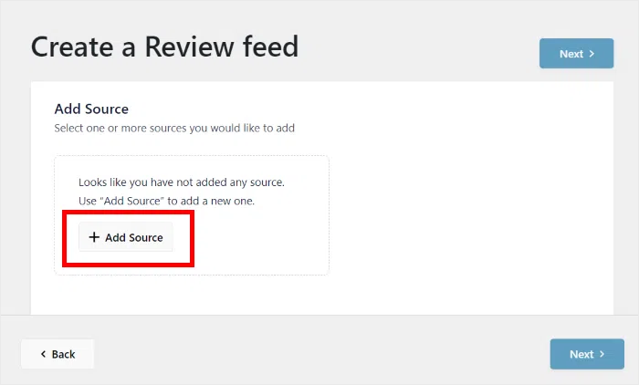 smash balloon add new source reviews feed pro