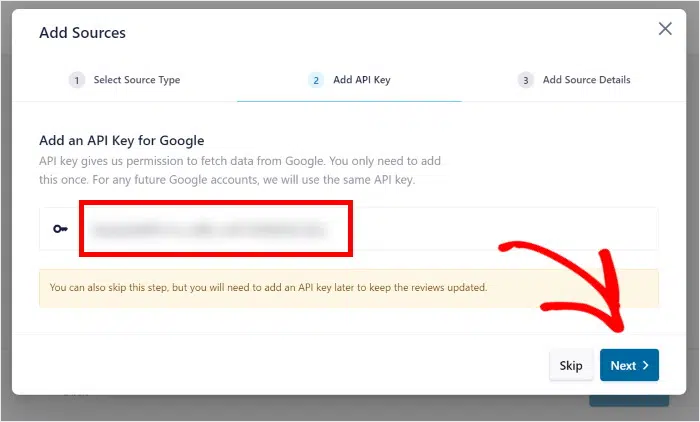 smash balloon insert your api key reviews feed pro