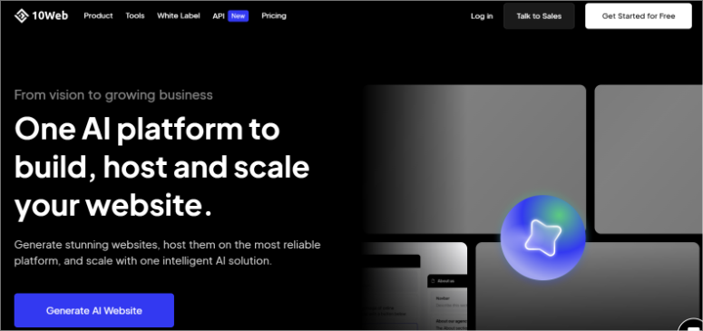 10web homepage