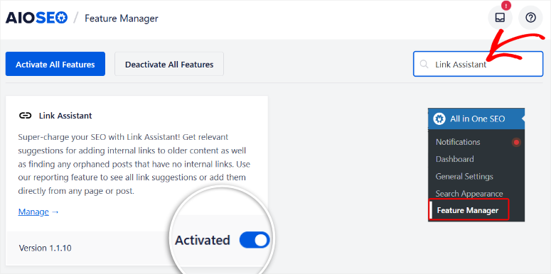 aioseo-link-assistant-enable-addon - IsItWP - Free WordPress Theme Detector aioseo link assistant enable addon
