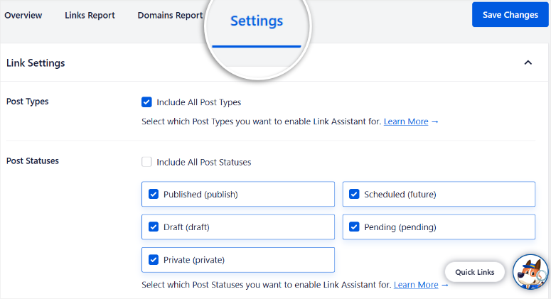 aioseo-link-assistant-settings - IsItWP - Free WordPress Theme Detector aioseo link assistant settings