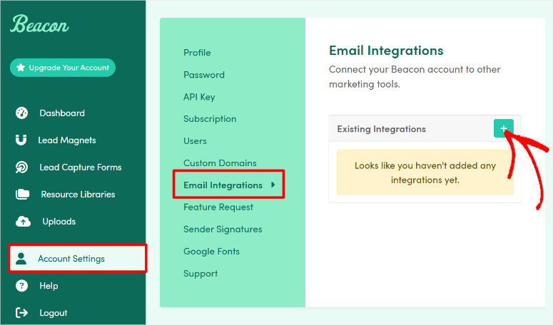 beaconby email integration