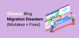 blog migration mistakes and fixes