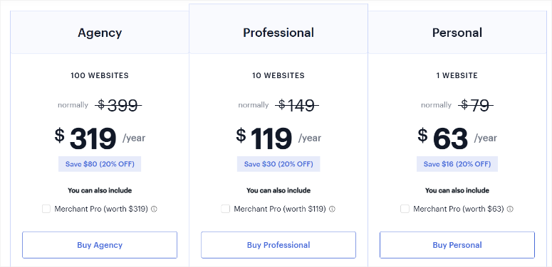 botiga pricing