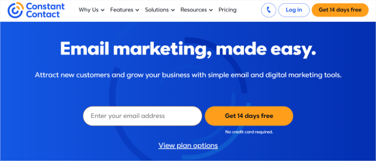 constant contact homepage