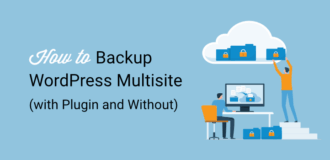 how to backup wordpress multisite - with plugin and without