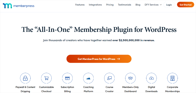 memberpress homepage