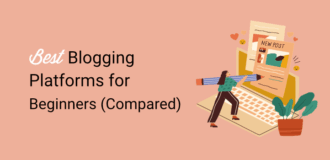 best blogging platforms for beginners compared