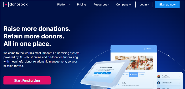 donorbox-homepage - IsItWP - Free WordPress Theme Detector donorbox homepage