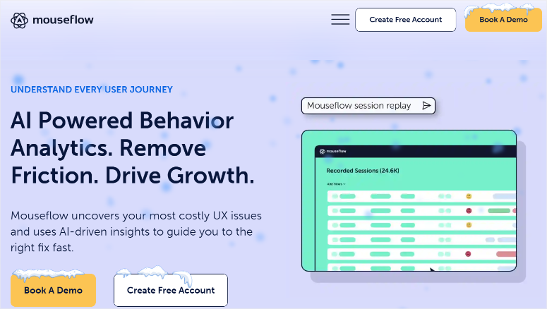 mouseflow homepage