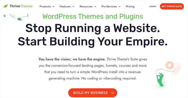 thrive-themes-homepage - IsItWP - Free WordPress Theme Detector thrive themes homepage