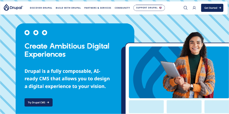 drupal-homepage - IsItWP - Free WordPress Theme Detector drupal homepage