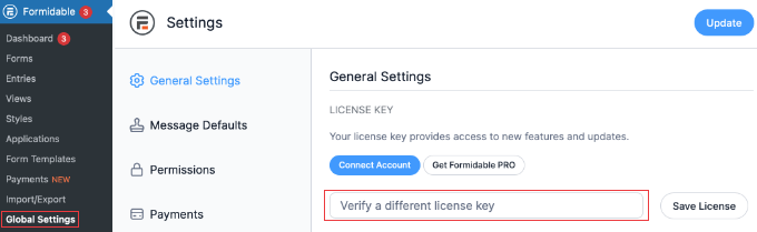 formidable license key