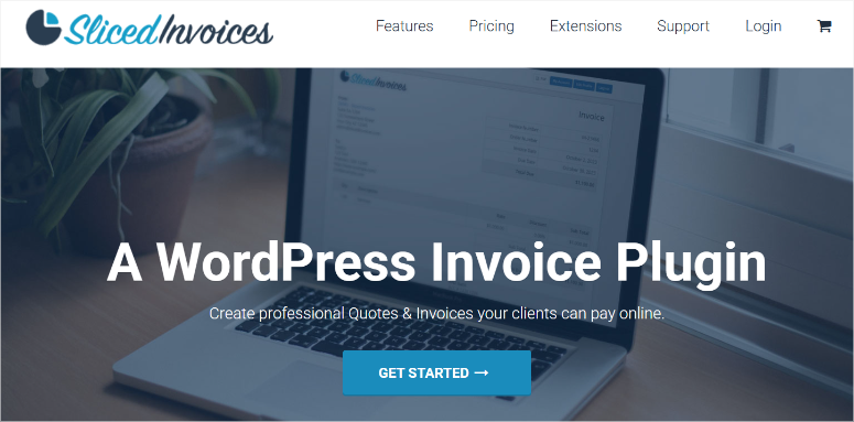 slicedinvoices homepage