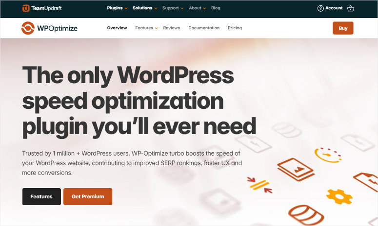 wp-optimize-homepage - IsItWP - Free WordPress Theme Detector wp optimize homepage