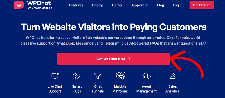 wpchat get started