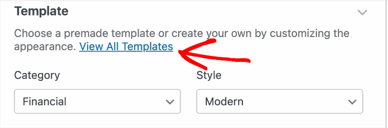 wpforms select pdf template