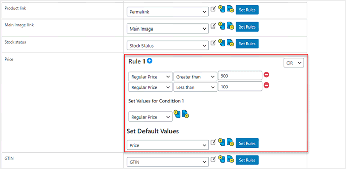 elex woocommerce attributes rules