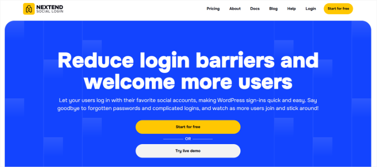 nextend-social-login-homepage - IsItWP - Free WordPress Theme Detector nextend social login homepage