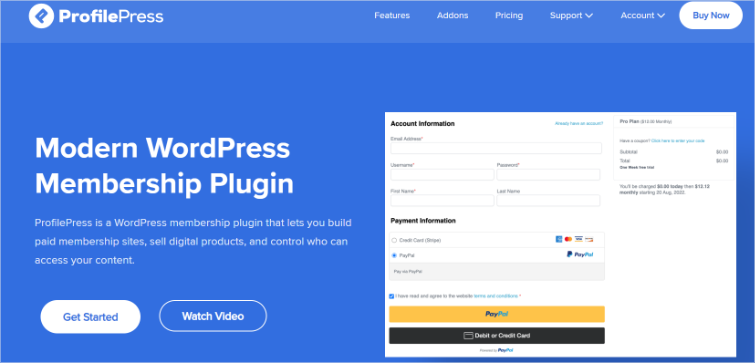 profilepress-homepage - IsItWP - Free WordPress Theme Detector profilepress homepage