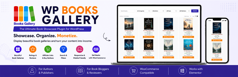 Página del plugin Galería de libros - IsItWP - Detector gratuito de temas de WordPress Página del plugin Galería de libros