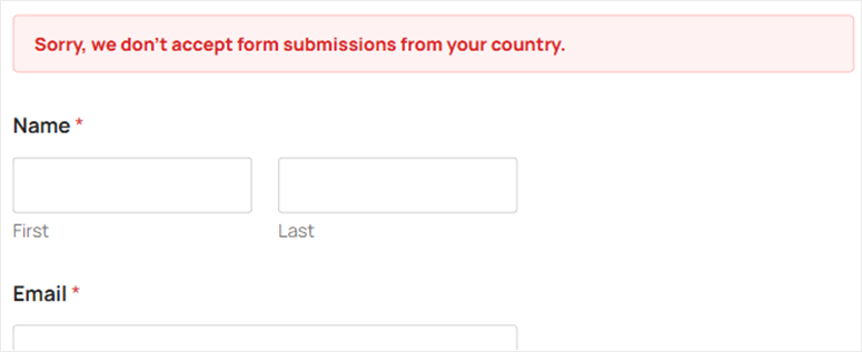 wpforms-blocked-submission-error