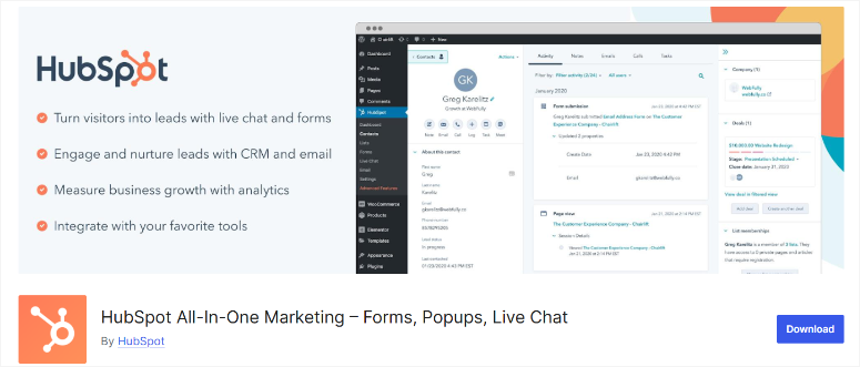 hubspot all in one marketing