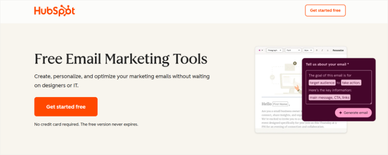 hubspot email marketing