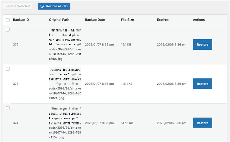 wp-media-cleanup-restore - IsItWP - Detector Gratuit de Teme WordPress Media Cleaner oferă o scanare simplă gratuită, dar acoperirea sa este limitată la postări și pagini.