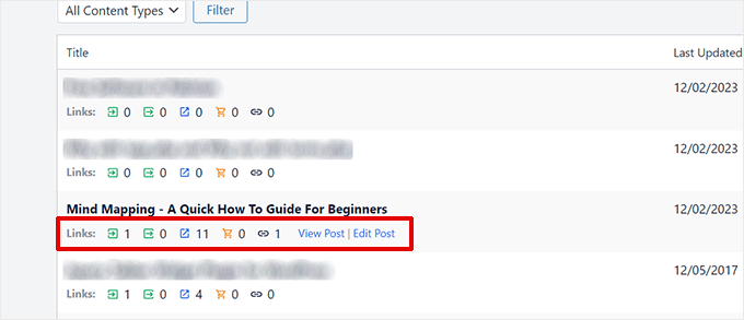botão editar postagem do aioseo