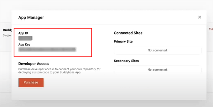 buddyboss-app-id-and-app-key-credentials