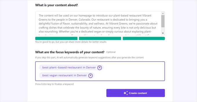 hostinger description du contenu