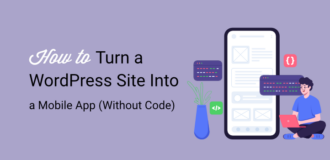 how to turn a wordpress site into a mobile app