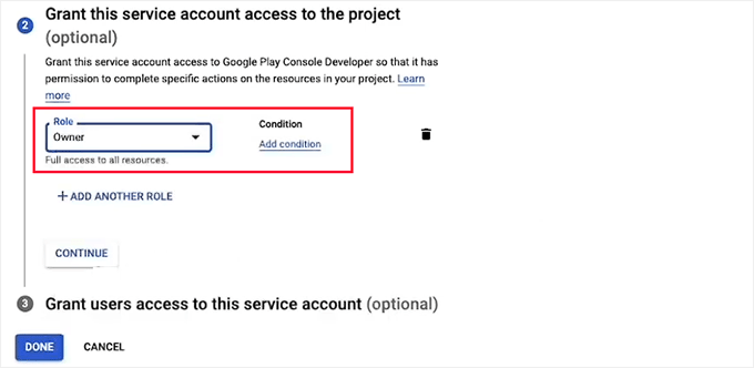 google-cloud-service-account-owner-role