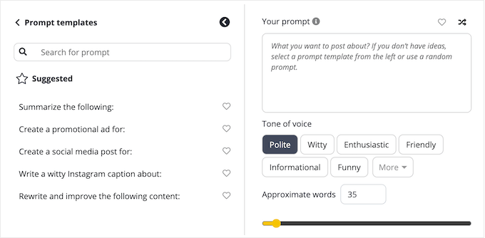 socialbee-prompt-templates- - IsItWP - Free WordPress Theme Detector socialbee prompt templates