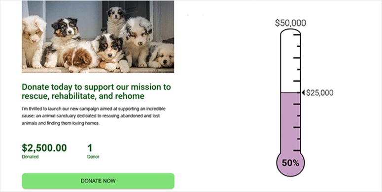 donation thermometer plugin method 2 complete