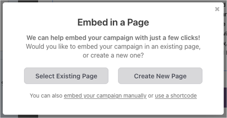 embed button