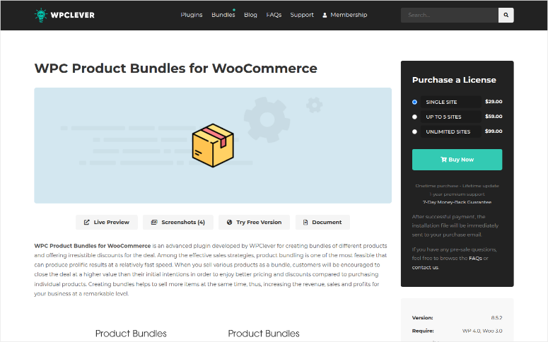 wpc product bundles home