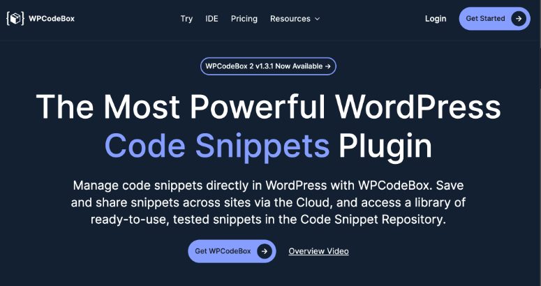 WPCodeBox Website