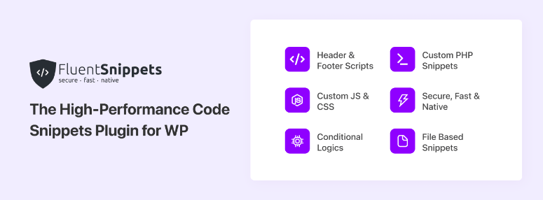 Fluent Snippets Plugin Page