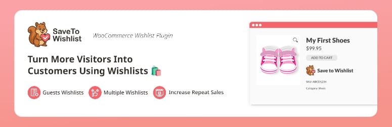 SaveTo Wishlist Plugin Page